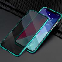 Metal iPhone 16 Pro Max 16Plus 16Pro Double Sided Glass Cover For iPhone 16 Pro Max žalia