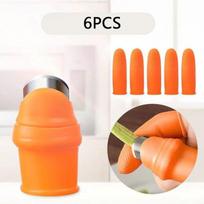 6 vnt. Ūkio daržovių vaisių rinkiklis Agurkų pipirų rinkiklis Geležinis vinis Rinkinys Vynuogių rinkiklis sodui sodui ir daržui 6pcs orange