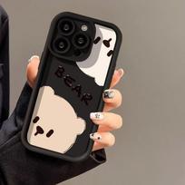 Telefono dėklas, skirtas iPhone 16 13 11 Pro Max iPhone 11 13 16 Samsung S24 Ultra Samsung A54 Redmi note 12 11 Infinix Case iPhone 7&8 juoda