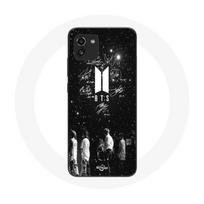 Maniacase dėklas, skirtas Samsung Galaxy A03, bts parašas, žvaigždėtas dangus