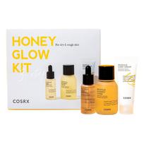 COSRX Full Fit Honey Glow Kit, Toner+Ampoule+Cream, Nourishing, Kbeauty, Korean Cosmetics, sample white