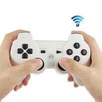 Pour Sony Ps3, Action De Blanc Vibration Contrôleur Sans Fil Double Shock Iii, Manette Sans Double Shock Iii - 882 Noir juoda