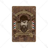 2024 New Barbershop Retro Plate Poster Vintage Home Decor Retro Metal Tin Signs Pub Car Garage Wall Art Home Decor 20x30cm 20x30cm