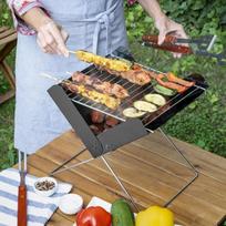 PARDUOTUVĖS ISTORIJA - MINI GRILIS : Mini kepsninė à Charbon Pliable ir Portable