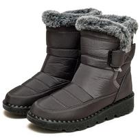 Moteriški batai Nauji žieminiai batai moterims žieminiai batai žemakulniai Kailiai Botas Mujer sniego batai iki vidurio Moteriška Elegantiška avalynė Moteriška 36 black