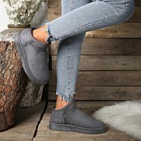 New Winter Snow  Boots Fur Ladies Boots Real Sheepskin Wool Low-cut Warm Fur Shoes Women Winter Short Boots 35