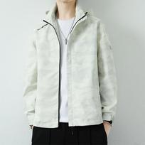 Jacket Men's Spring and Autumn Baseball Uniform American Jacket Loose Casual Outdoor Boys Jacket Autumn Clothing 5XL white