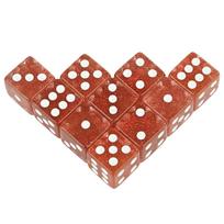 10Pcs/set Role-Playing DND Dice D6 16mm Colored 6-sided Party Game Table Game Acrylic Glitter Polyhedral Dice įvairiaspalvis