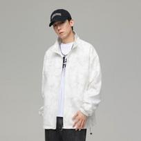 Men's new autumn new style Hong Kong style trendy jacquard craft jacket jacket for men M