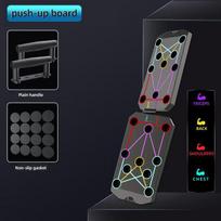 Daugiafunkcinė atsispaudimų lenta pilvo ir krūtinės treniruotėms Trapezoidal-non-rubber handle