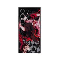 Case - Maniacase - Samsung Galaxy S24 Ultra - Soft - Black - Demon Slayer