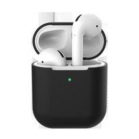 New Anti-Fingerprint Air Pod Accessories AirPods 2 Skin Charging Case Anti-fall Earphone Box Silicone Case Earphone Case Protective Cover Apple Soft white