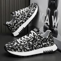 Fashion Chunky Sneakers Men Platform Shoes Tenis Masculino Comfortable Breathable Men Casual Shoes Fashion Sneakers Zapatillas Hombre 39 juoda