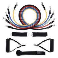 Bandes de Resistance Elastiques Musculation Set, Yoga Pilâtes Latex Fitness Exercice Bands Kit avec Ancre de Porte/Poignées raudona