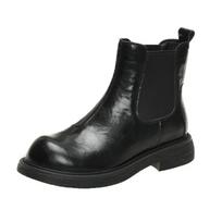Madingi moteriški batai Neslystantys Ruduo Žiema Vienspalviai Nauji 2024 Aukštos kokybės Madingi Atsparūs dėvėjimuisi Lauke Moteriški Ankle Boots 40 ruda