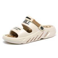 Madingi vyriški šlepetės Vasarinės EVA šlepetės Dvigubo naudojimo basutės vyrams Lengvi vasariniai batai vyrams Dideli dydžiai 39-48 47-48(29cm) white