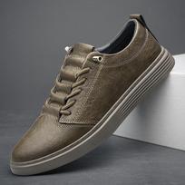 Fashion Designer Genuine Leather Casual Shoes Black Outdoor Sports Oxford Shoes Men's Brown Flat Flat Business Dress Shoes Size: 36-47 36 ruda