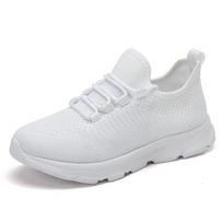 Mada Unisex laisvalaikio sportbačiai Lengvi vaikščiojimo batai tinklelio paviršius kvėpuojantys pavasariui ir rudeniui bėgiojimo mokasinai plokščiapadžiai dizainerio 36 white