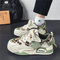 Fashion Shoes Summer Mens Sneakers Tennis Skateboard Casual Breathable Mesh Outdoor Hiking Fashion Designer Luxury Sport Walking 44 chaki