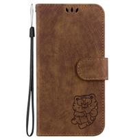 Retro Lovely Tiger Leather Case For Sharp Aquos Zero/Sense3/SHV45 Kickstand Wallet Card Slots Book Cover For Sharp Aquos R2 SHV42 Holster Sharp SHV42 ruda