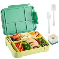 1330ML Vaikiška pietų dėžutė su stalo įrankiais, padažui, nešiojama, padalinta, orkaitės, bento dėžutė, nepralaidus maisto konteineris mokyklai, virtuvei 5&Other&1