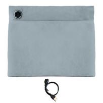 Electric Hand Warmers Rechargeable Plush Graphene Hand Warmer Fast Heated Insulated Folding Blanket USB Rechargeable For Women pilka spalva