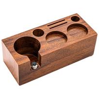 Elegant Wood Coffee Tamper Holder Practical Espresso Accessories Support Base Rack Professional Baristas Equipment ruda