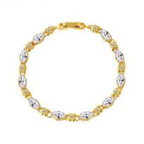 Gold Plated 24k Bracelet Ruby Bracelet for Women Wedding Christmas Birthday Gift beige