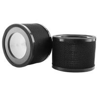 2Pack Replacement 3-In-1 HEPA Air Filters Compatible for TaoTronics TT-AP001 / VAVA VA-EE014 Air Purifiers CHINA black