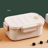Double Layer Lunch Box Portable Compartment Bento Box Microwavable Food Container Picnic School Bento Lunchbox for Kids Children 1000ml žalia