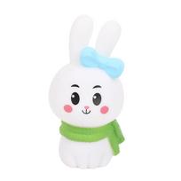 Nakties šviesos triušio figūrėlė miniatiūrinė zuikis LED lempos kambario namų dekoravimas 1pc +gift bag