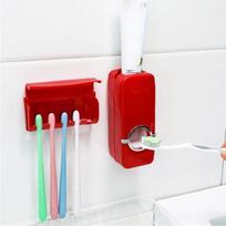 Automatic Toothpaste Squeezer Set Toothpaste Squeezer Toothbrush Holder Sticky Hook Toothbrush Holder Toothpaste Holder