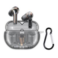 TPU apsauginis dėklas smūgiams atsparus SoundPEATS Capsule3 Pro ausinėms, apsaugantis nuo dulkių, plaunamas, atsparus įbrėžimams dėklas