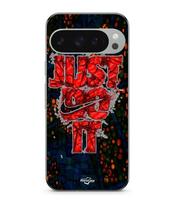 Coque - MANIACASE - Google Pixel 9 Pro XL - Silicone - Souple - Just do it Rouge juoda