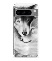 Case - MANIACASE - Google Pixel 8a Pro - Black and white animal - Soft - Silicone juoda
