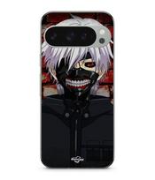 Case - MANIACASE - Google Pixel 9 Pro - Soft - Black - Anime Tokyo Ghoul Kaneki ken juoda