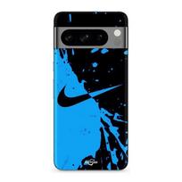 Case for Google Pixel 8 Pro nike logo Color black and blue juoda