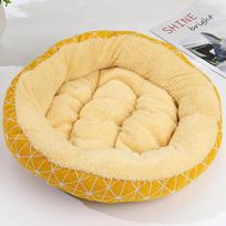 Warm Dog Bed House For Damll Medium Fogs Vats 50cm The Bed For Dogs Cama Perro Mat Chihuahua Kennel Sofa legowisko dla psa 50cm beige