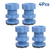 4Pcs Washing Machine Foot Pads Adjustable Height Anti Vibration Refrigerator Base Fixed Non-Slip Pad Support Dampers Stand gray