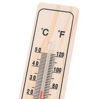 Medinis Sieninis Pakabinamas Termometras Vidaus Lauko Registratorius Matuoklis Sodo Namelis Garažas Sodininkystė Veisimas Temperatūros Reguliatorius beige