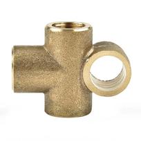 Vamzdžio jungtis 10 mm 3 krypčių priedai Stabdžių sankabos moteriai beige