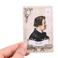 Senojo stiliaus Lenormand Oracle korta Taro kortų vakarėlio pranašystės stalo žaidimas white