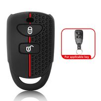 Silikoninis apvalkalas raktų pakabuko laikiklis Hyundai Tucson 2005 Santa Fe 2008 I10 IX25 Grand Stareks automobilio išmaniojo rakto dangtelis dėklas priedai 2 buttons