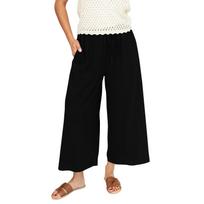 Women's Fashion Casual Loose Wide Leg Pants L