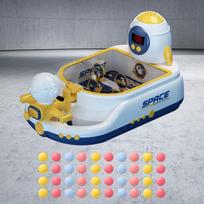 Children Pinball Machine Parent Child Interaction Game Board Portable Table Electronic mėlyna