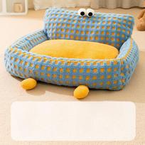 Šunų būda visais metų laikais Nuimama ir skalbiama Nelipnus kailis Šilta šunų lova Naminių gyvūnėlių Mažas šuo Teddy Šuniukas Sofa S: 45 * 37cm