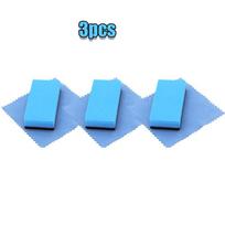 Car Ceramic Coating Sponges with Cloth Applicator Glass Nano Wax Coat Polishing Eraser Pads Auto Detailing Car Cleaning Tools blue