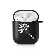 „Airpods“ silikoniniai dėklai 3 „AirPods“ dangtelis „1 2“ laikymo dėklas Visas dangtelis Naujas skirtas „Airpods Pro 2022“ dangteliai, atsparūs kritimui, atsparūs dilimui Airpods 1 2 Case black