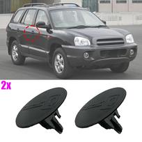 2x Hyundai Santa Fe CM DM 2006 2007 2008 2009 2010 2012 - 2018 Nauja Durų Rankena Spynos Cilindras Raktų Skylės Dangtelis Kištukas Fiksatorius white