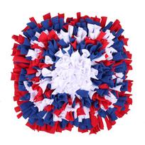 Pet Supplies New Dog Toy Sniffing Mat Splicing Slow Food Mat Dog Food Hiding Mat 30*30cm blue